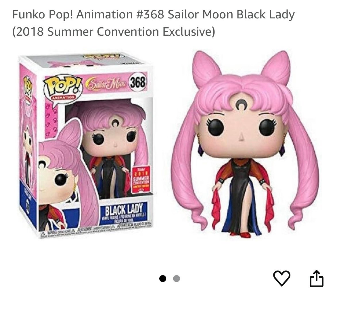 Sailor Moon Black Lady Funko Pop