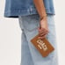NWT Coach Corner Zip Wristlet With Varsity