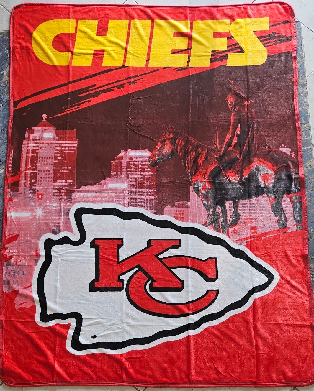 NFL Kansas Chiefs Fleece Blanket
