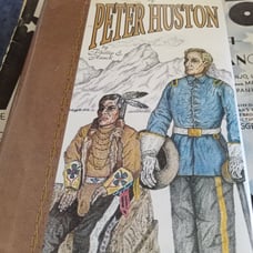 THE SAGA IF PETER HUSTON PERSONAL SIGNATURE BY AUTHOR NEW 1998 PHILLIP E. HAUCK