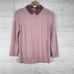 J. Crew Tippi Sweater Pink Floral Liberty Collar Women Small 100% Merino Wool