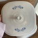 VINTAGE Corning Ware PyroCeram Blue Cornflower 10 B-30