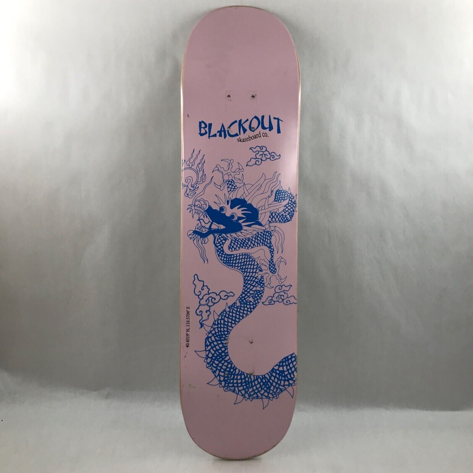 Blackout Skateboard Co Chinese Dragon 8’ Skateboard Deck