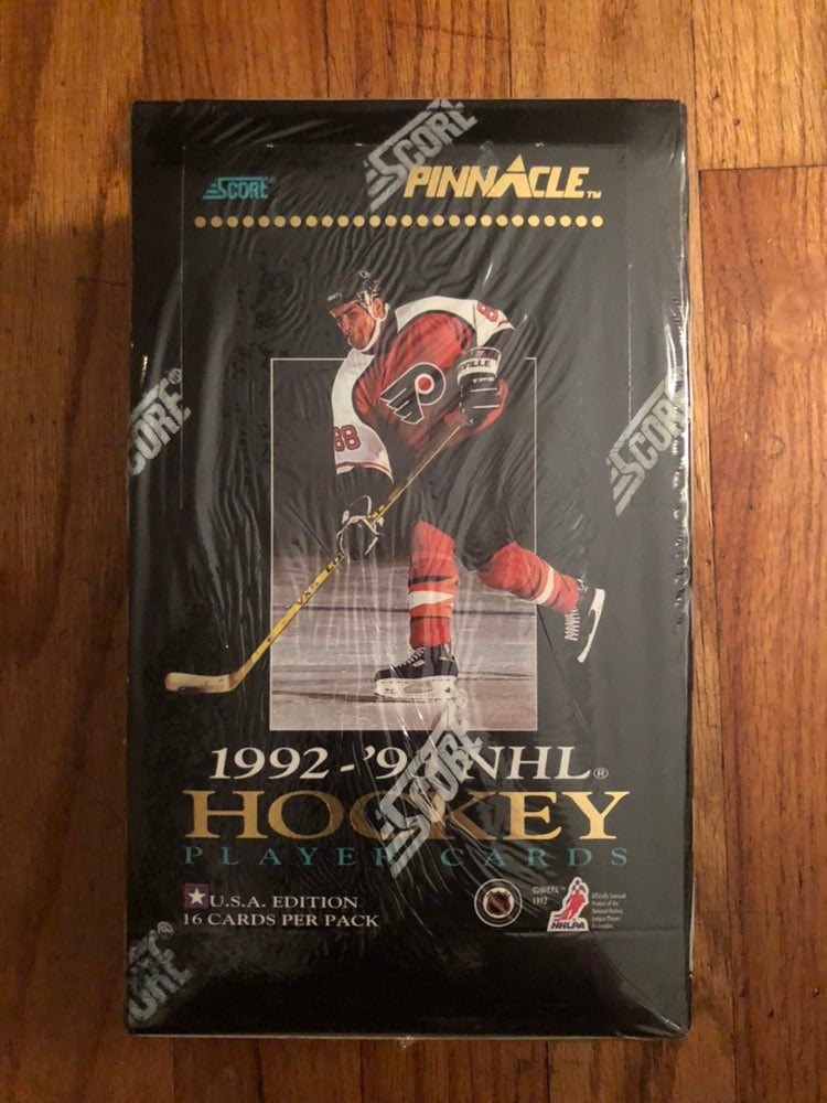 1992 - 1993 Pinnacle Score Hockey Card Packs in Factory Sealed Box