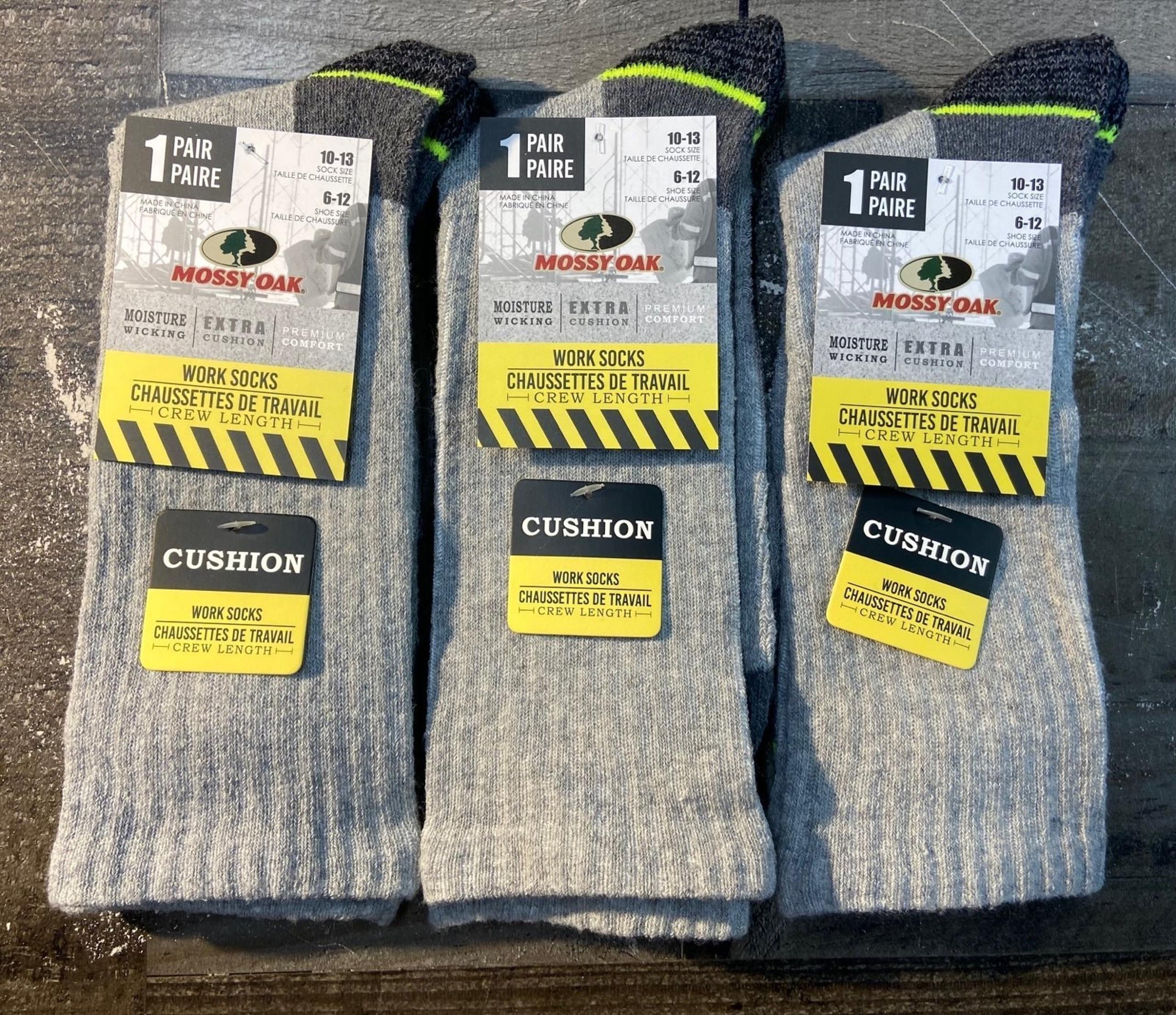 Mens Mossy Oak Work Sock Bundle