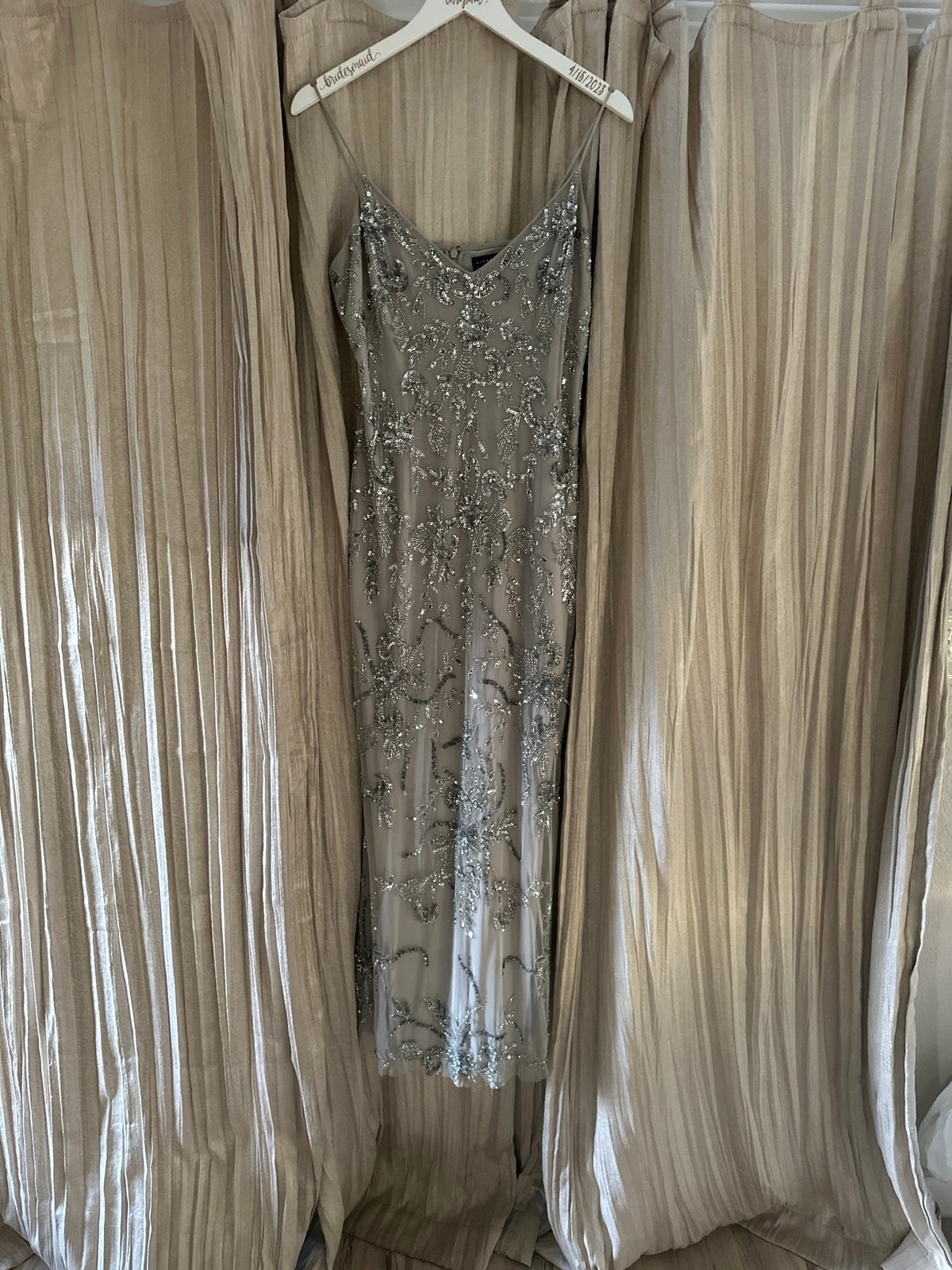 Aiden Mattox Sequin Gown