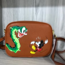 Disney X Coach Flight Bag 19 In Regenerative Leather