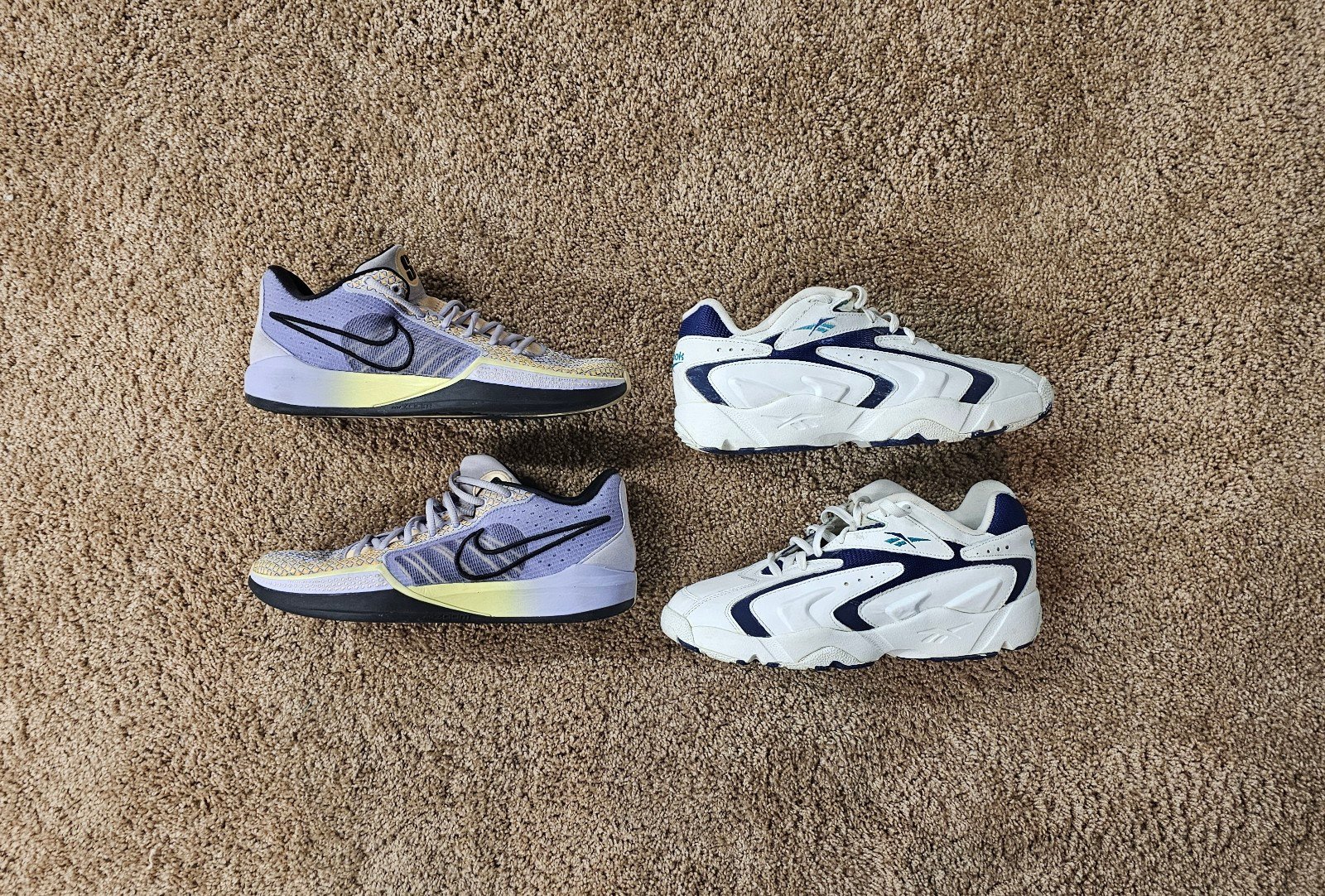 Nike Sabrina 1 Spark + Reebok Aztrek Women 10/Mens 8.5