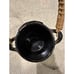 Rare Vintage Artisan Crafted Japanese Pottery Wishing Well Basket With Handle