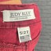 Judy Blue Size 5 27 Red Game Day Stretch Denim High Waist Super Flare Jeans