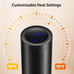 TRUSTECH 17 Tower Space Heater, 70° Oscillating Portable Small Heater, Thermost
