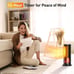 TRUSTECH 17 Tower Space Heater, 70° Oscillating Portable Small Heater, Thermost