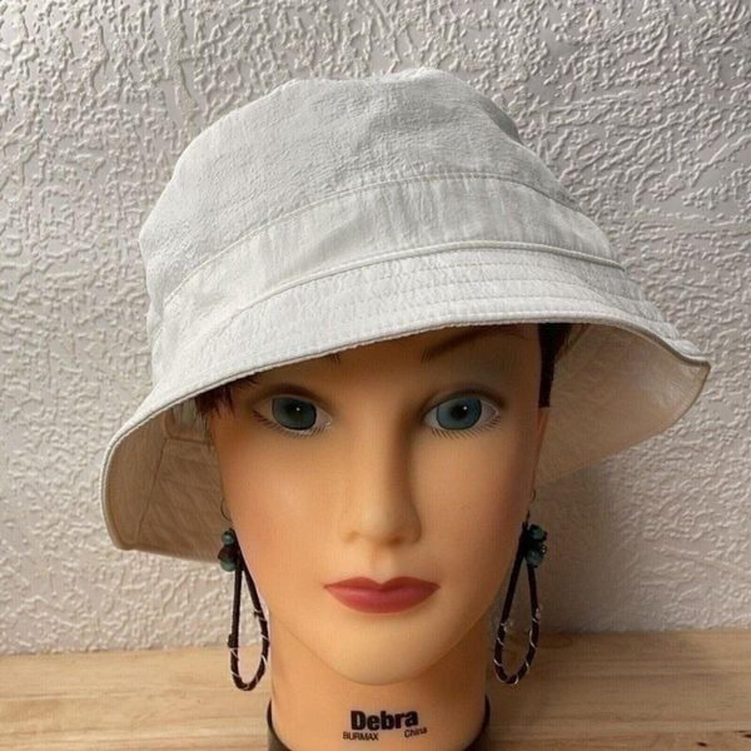 New without tags Zyia Active Women’s Cream Ivory Panama Bucket Hat Size 57.5cm