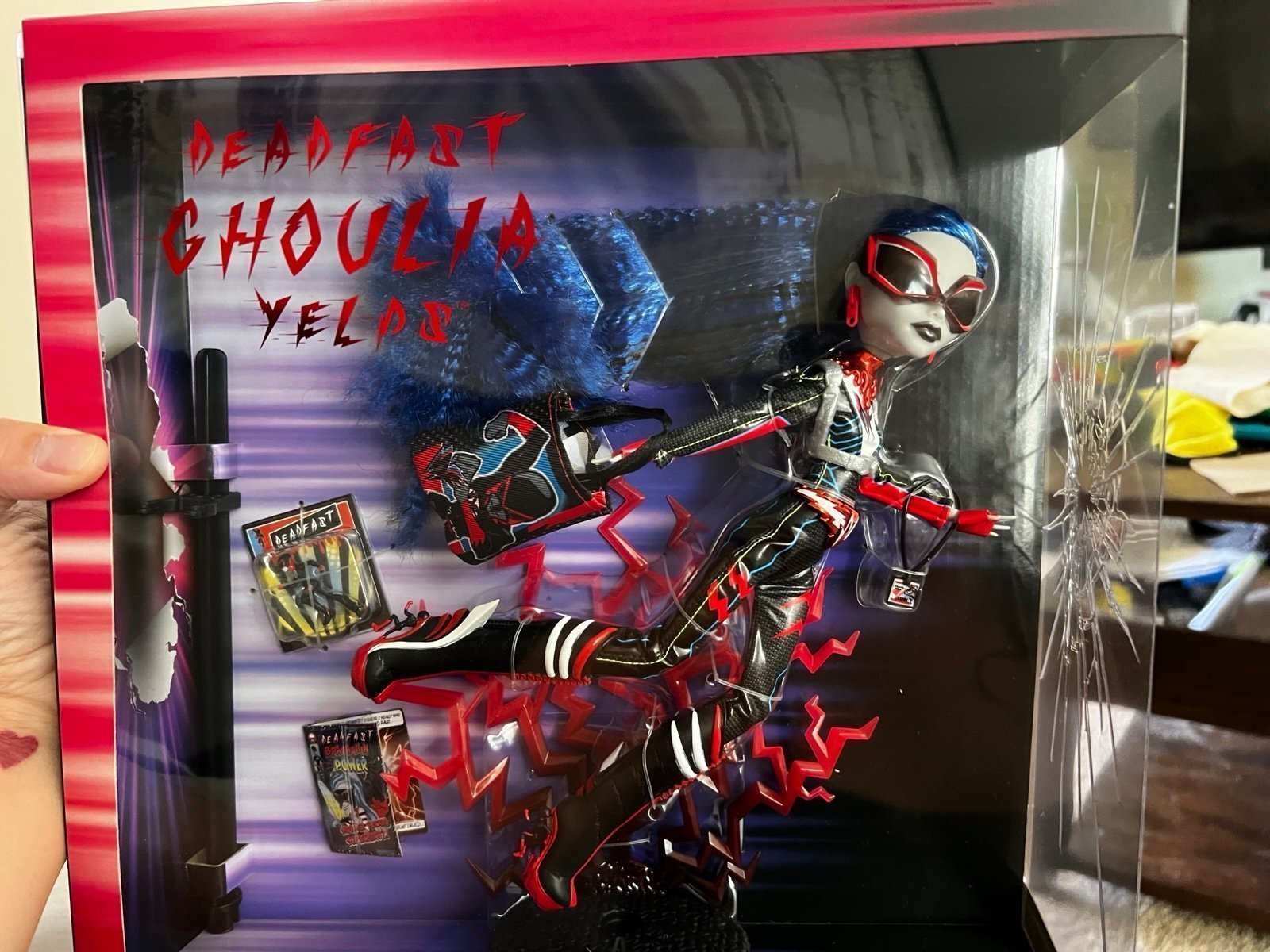SDCC Monster High Deadfast Ghoulia Yelps