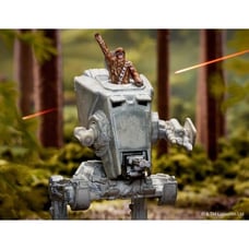 2024 SDCC Exclusive Hot Wheels AT-St Chewbacca Return of the Jedi in hand
