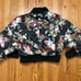 Nike Tech Pack Bomber Jacket Reversible Floral Black FB8811-681 Oversized Medium