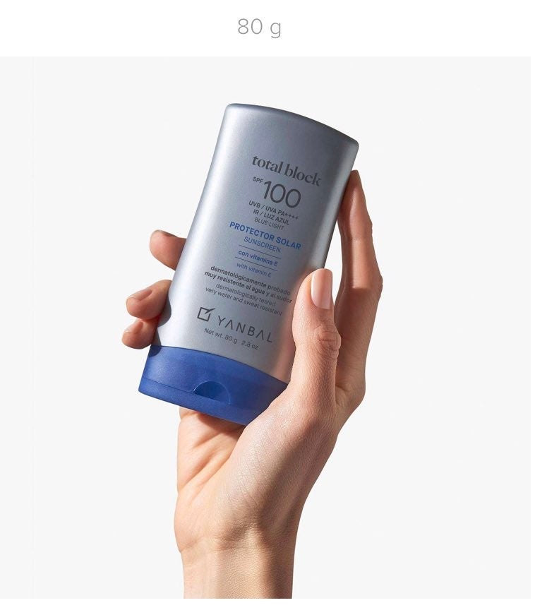 Total Block Sunscreen SPF 100 / Protector Solar Yanbal