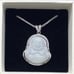 White Jade Buddha Necklace
