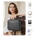 Travel Makeup Cosmetic Bag Organizer with Lighted Mirror 3 Colors Train Case