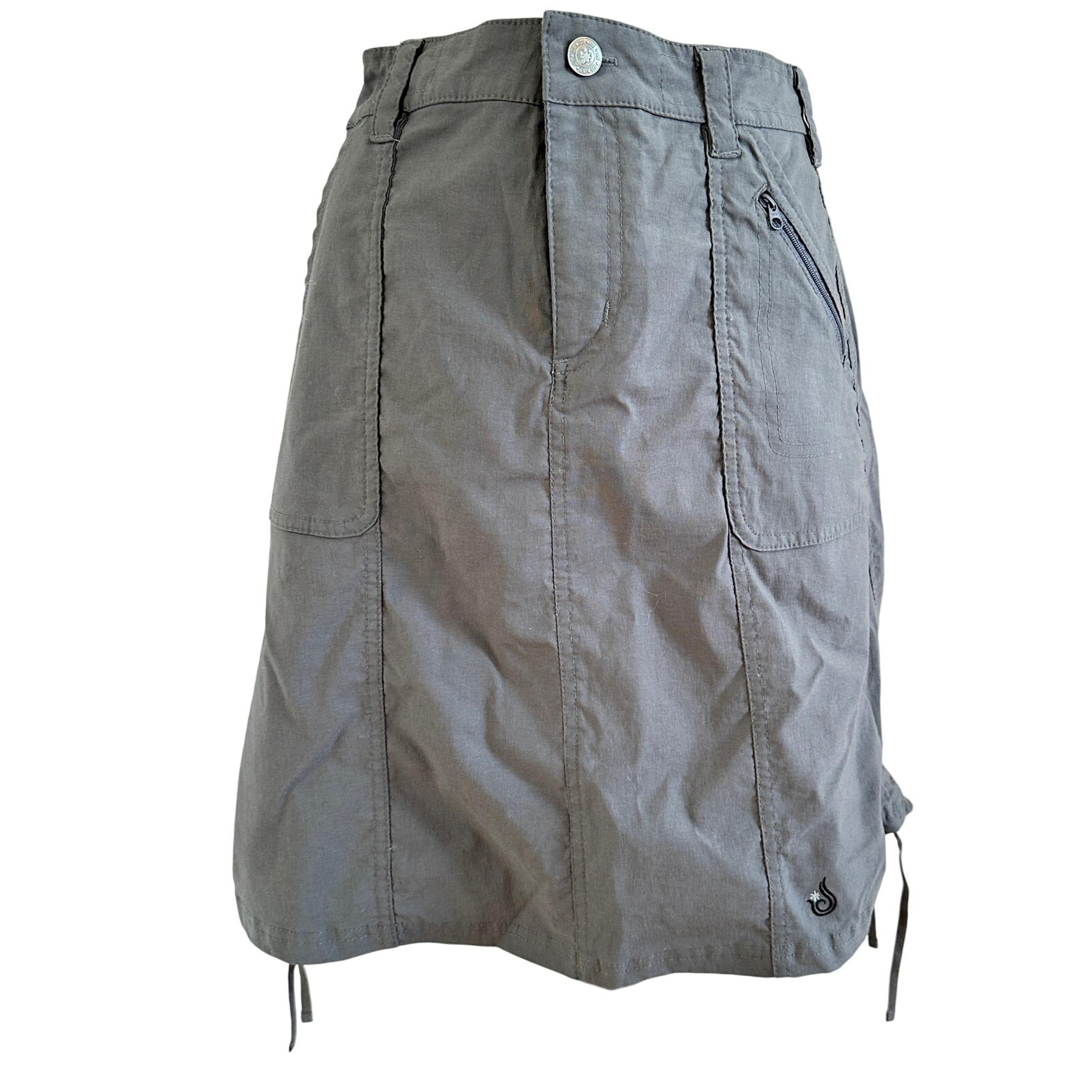 Isis for Women sz 4 Grey Hiking Casual Adjustable Length Skirt
