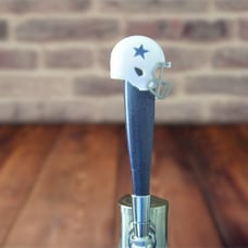 NFL Dallas Cowboys Beer Tap Handle Throwback Football Kegerator Navy Wood Retro