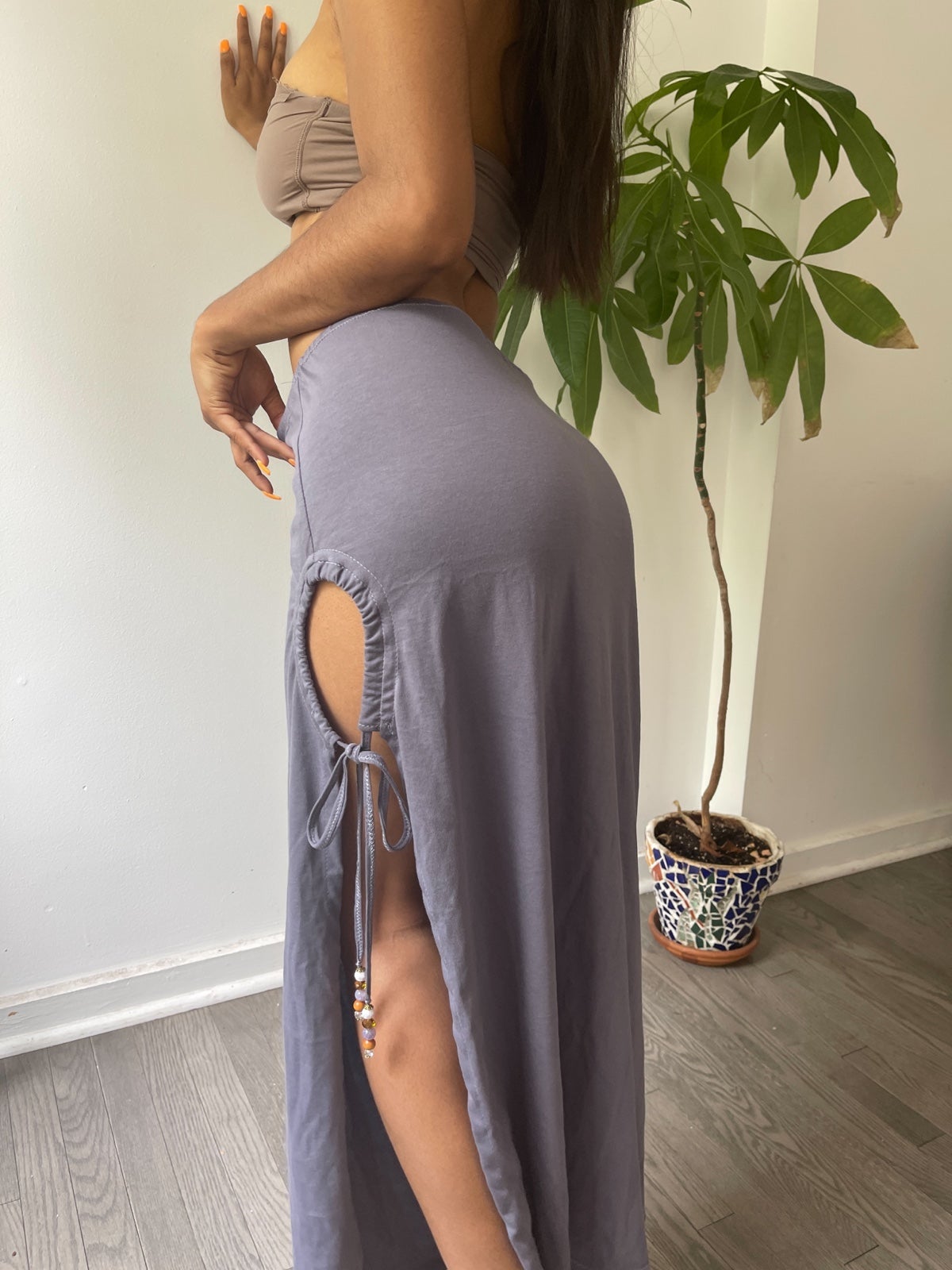 beaded skirt