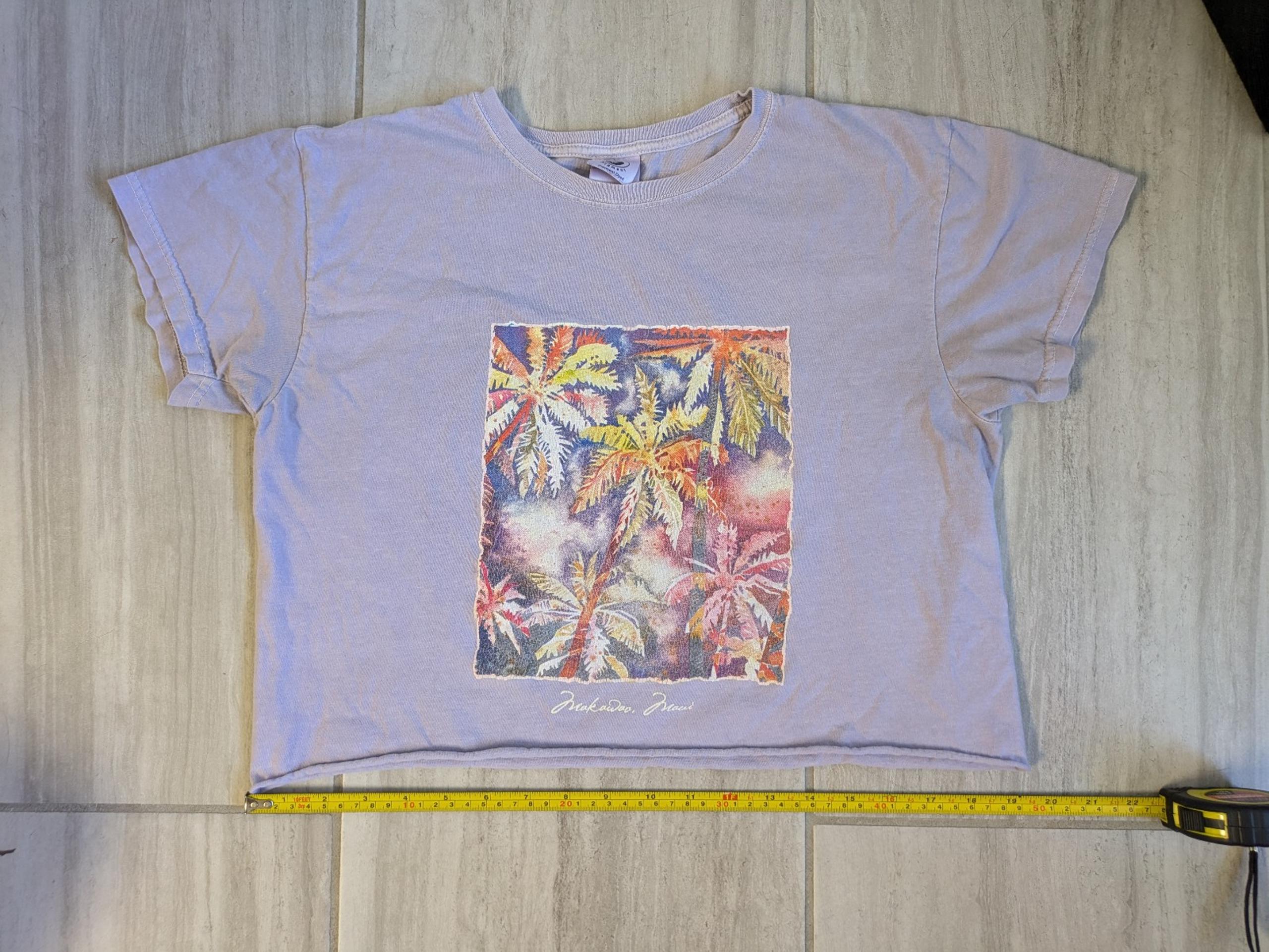 Cropped Maui Graphic Tee