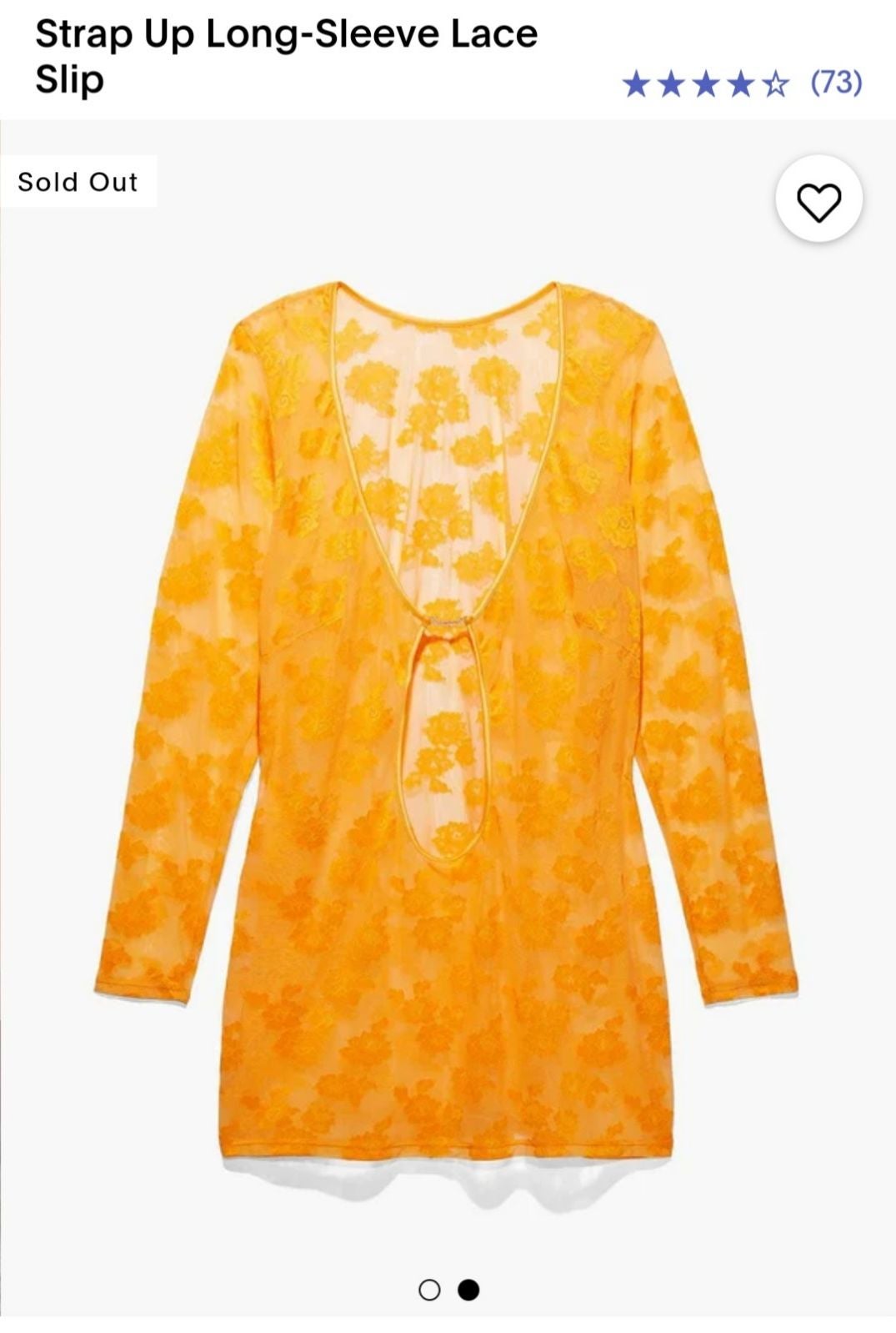 Savage x Fenty Strap Up Long-Sleeve Lace