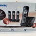 Panasonic KX-TG744SK1 Bluetooth Cordless Phone system W/ Answering Machine READ