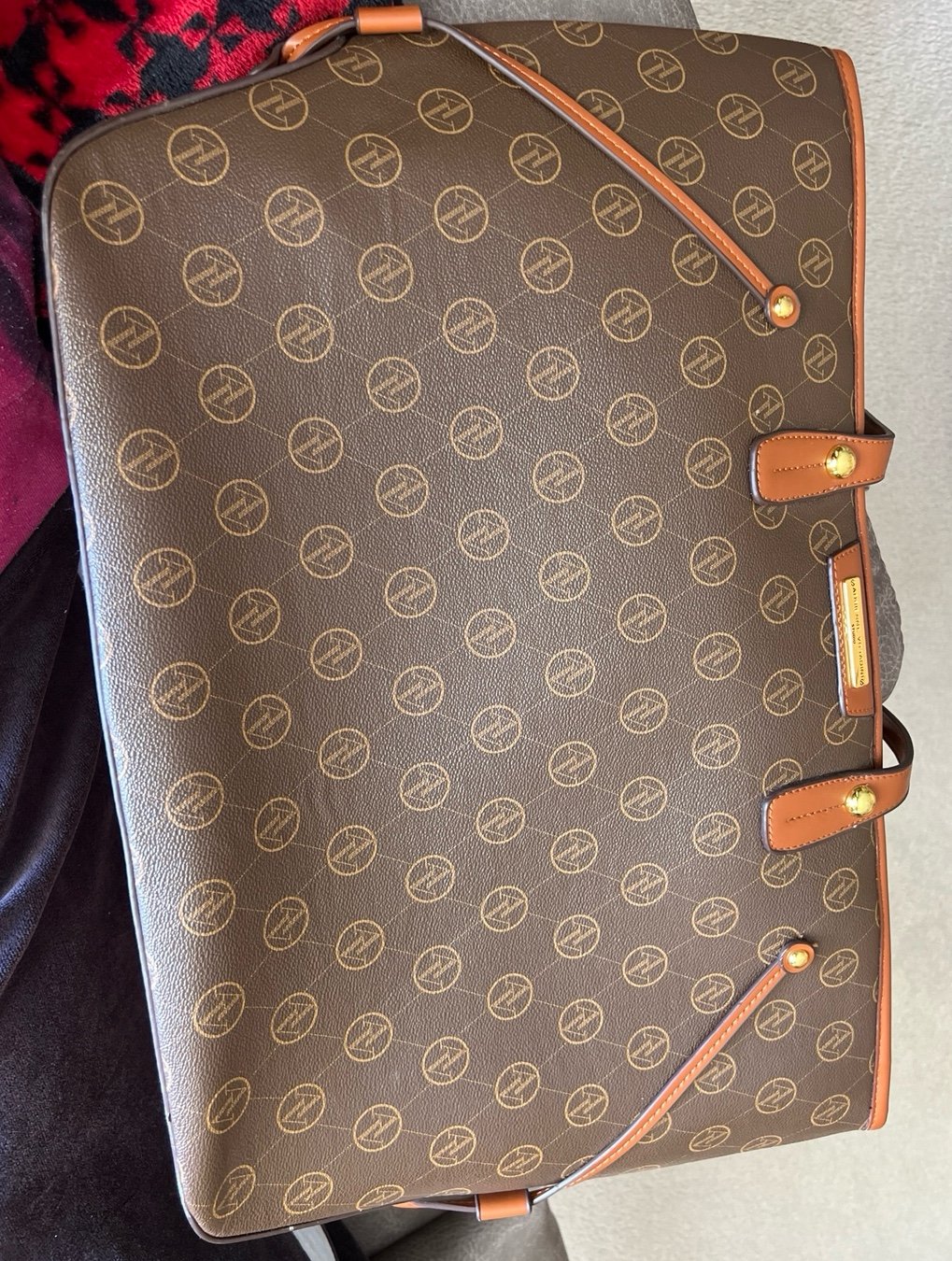 Adrienne Vittadini computer large tote bag like new