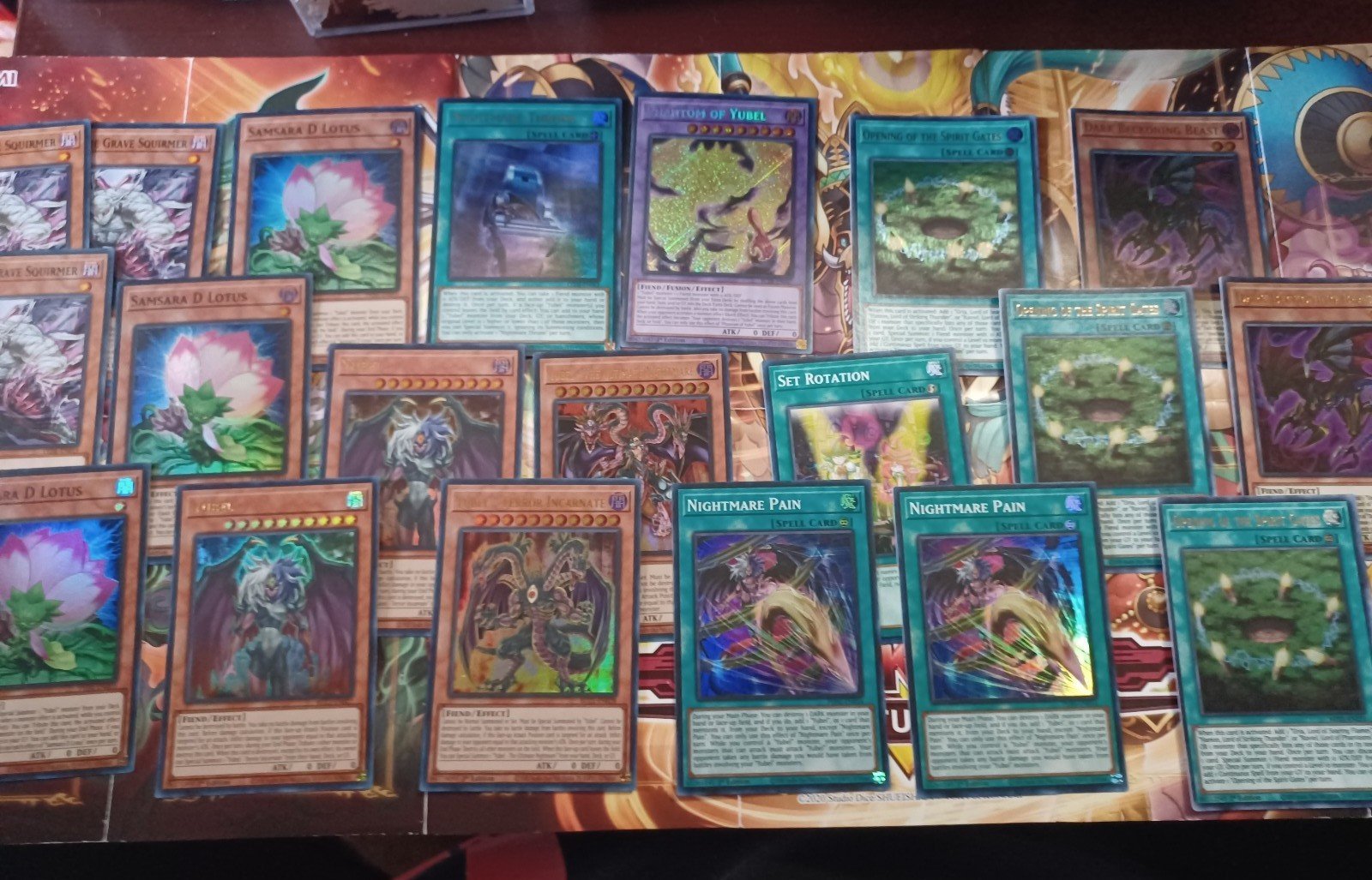 Yugioh Lot 20 Yubel theme cards/ support