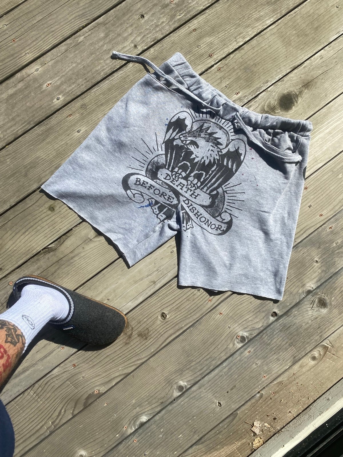Ed hardy “Death before dishonor” shorts