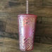 NWT STARBUCKS 2021 Holiday Limited Edition Rose Gold Tumbler Cup 16 oz