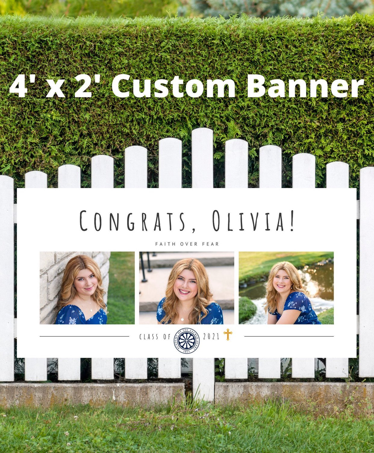 Graduation Banner with Photo