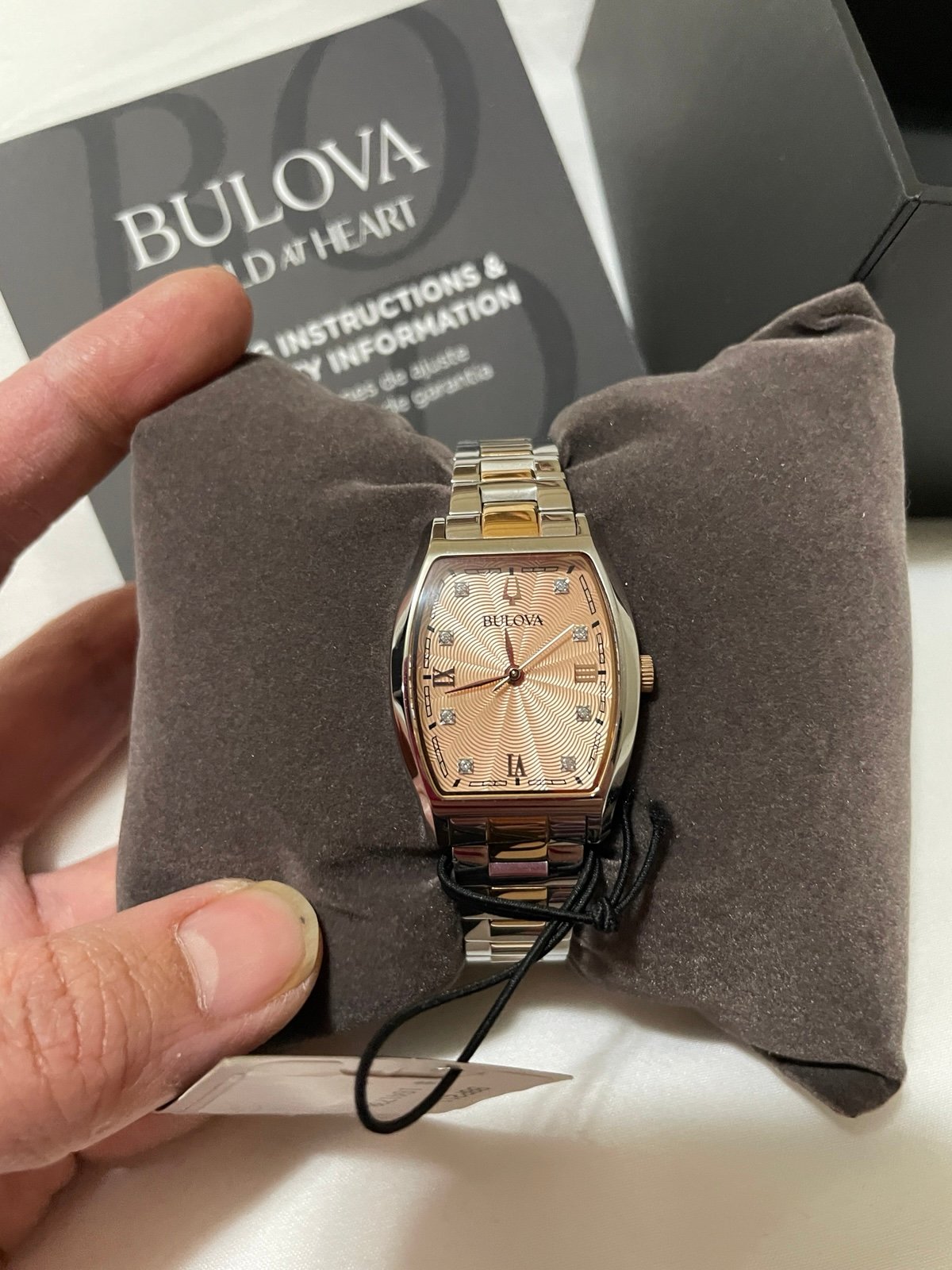 Bulova 2 tone Watch