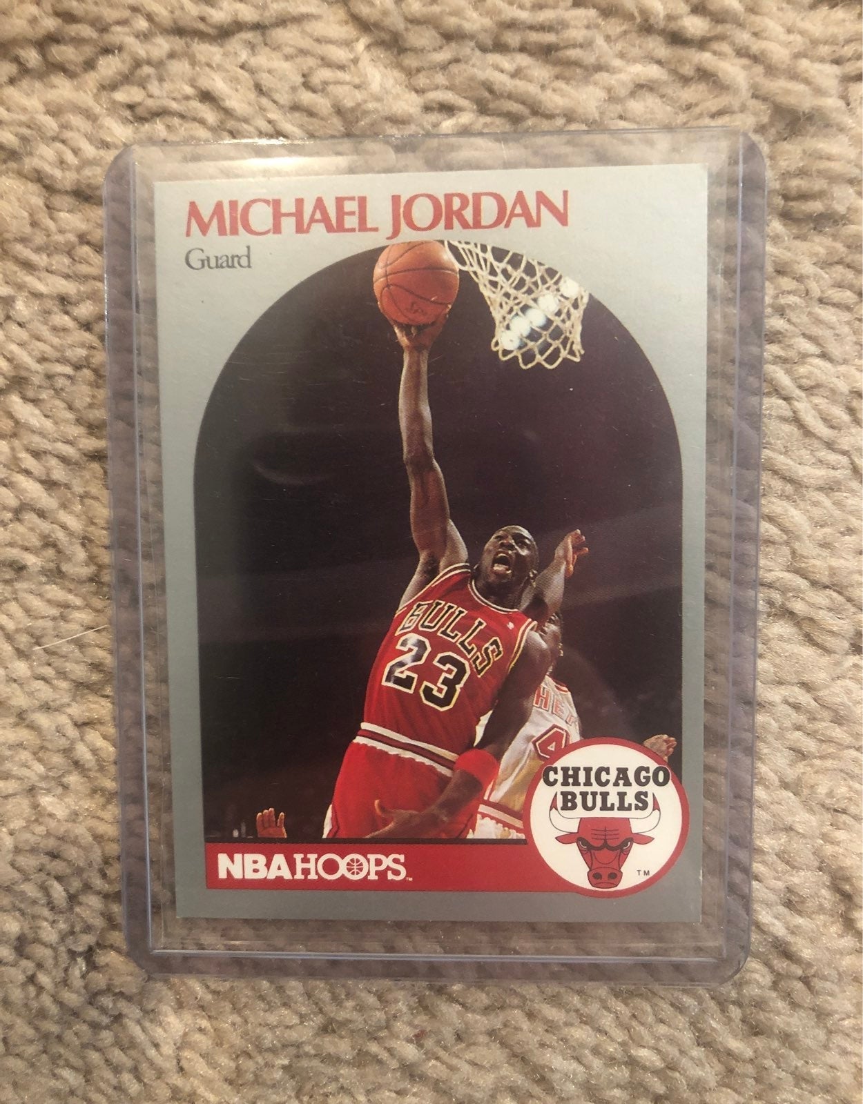 Michael Jordan NBA Hoops basketball card