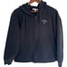 Jansport Bates College Zip Up Hoodie Sweatshirt L Black Lewiston Maine Bobcats