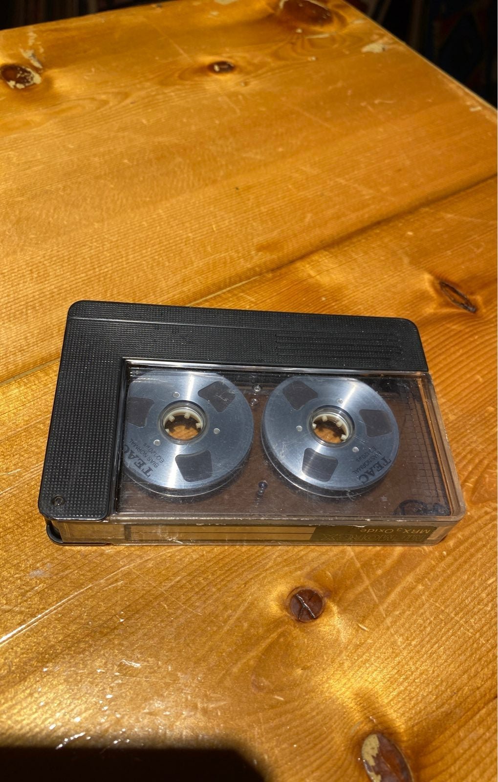 Teac aluminuum cassette tape