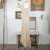 Vintage Spencer Alexis Champagne Gold Metallic Lace Dress| Cocktail Evening Wear