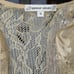 Vintage Spencer Alexis Champagne Gold Metallic Lace Dress| Cocktail Evening Wear