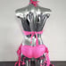 Pink Neon Ribbon Tie Ravewear Outfit