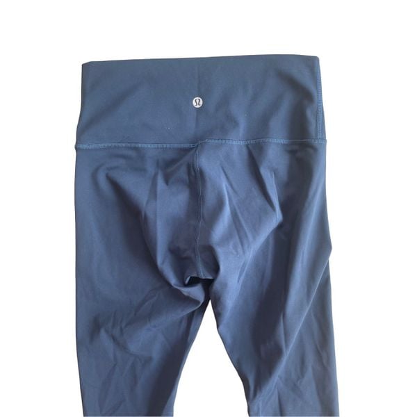 Lululemon Women's Navy Blue Align High-Rise shops Crop 21