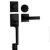 Berlin Modisch Single Cylinder HandleSet with Lever Door Handle Black NEW