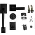 Berlin Modisch Single Cylinder HandleSet with Lever Door Handle Black NEW