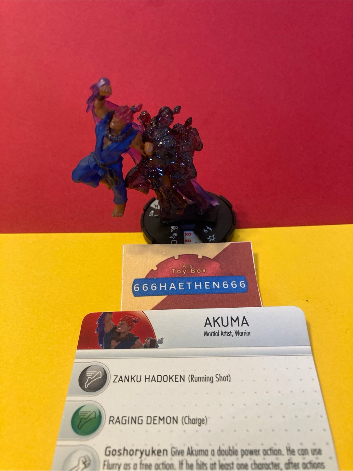 Heroclix - Street Fighter Akuma #022