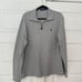 polo ralph lauren gray quarter zip pullover sweater size large