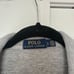 polo ralph lauren gray quarter zip pullover sweater size large