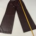 PrettyLittleThing Chocolate Faux Leather Wide Leg Four Pockets Pants Sz 8