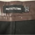 PrettyLittleThing Chocolate Faux Leather Wide Leg Four Pockets Pants Sz 8