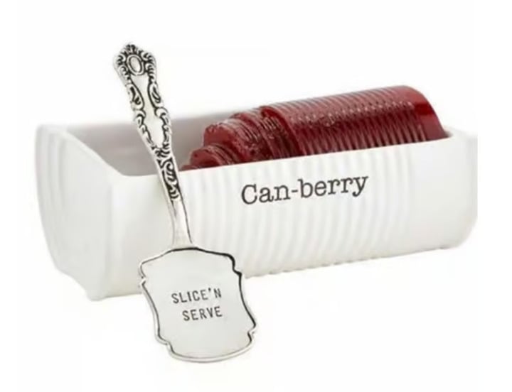 Mud Pie Can-Berry Cranberry Dish HTF